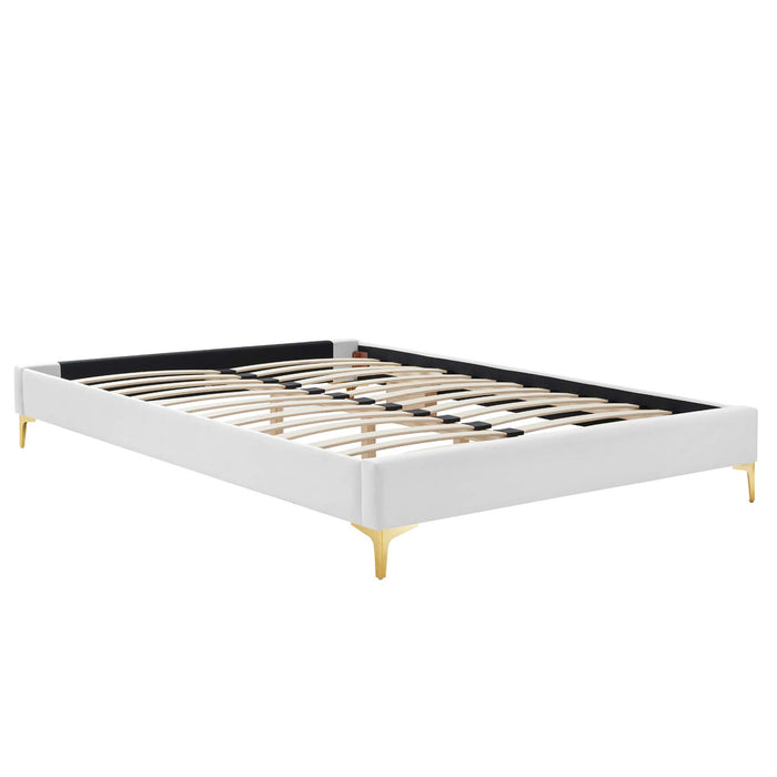 Colette King Performance Velvet Platform Bed