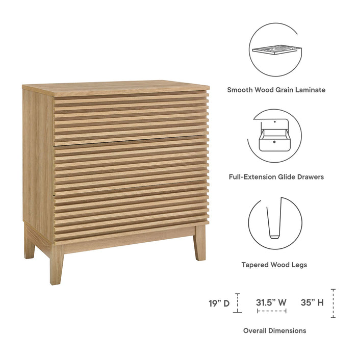 Render 3-Drawer Bachelor's Chest