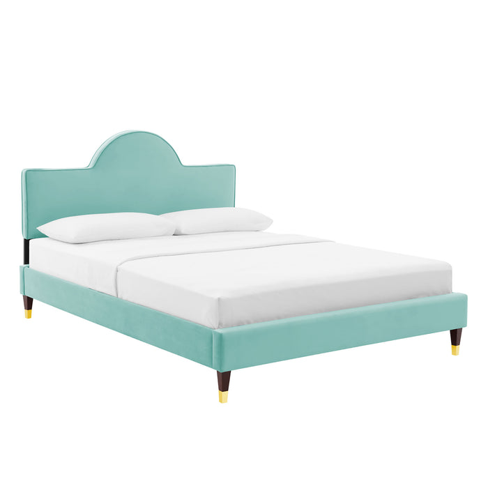 Aurora Performance Velvet Full Bed