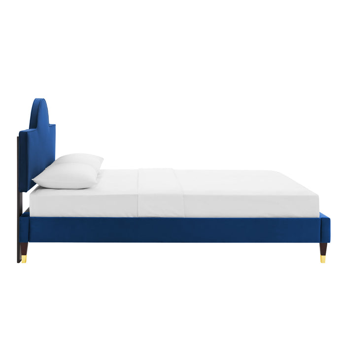 Aurora Performance Velvet Full Bed