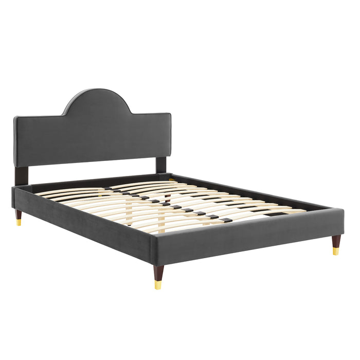 Aurora Performance Velvet King Bed