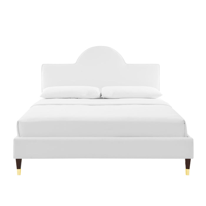 Aurora Performance Velvet King Bed