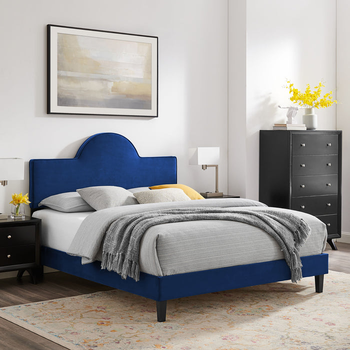 Soleil Performance Velvet Full Bed