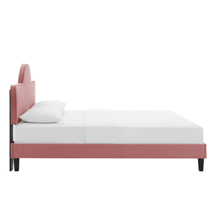 Soleil Performance Velvet King Bed