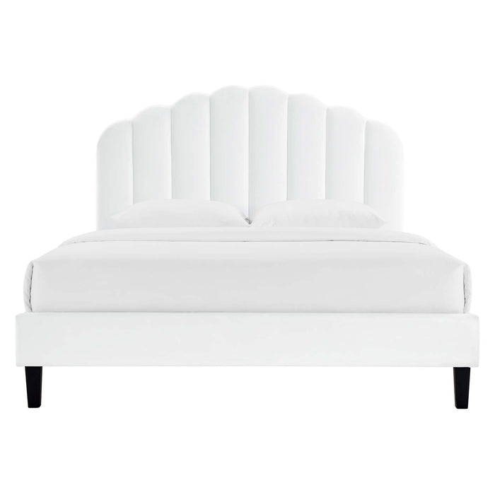 Daisy Performance Velvet King Platform Bed