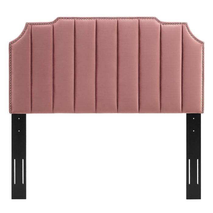 Colette King Performance Velvet Platform Bed