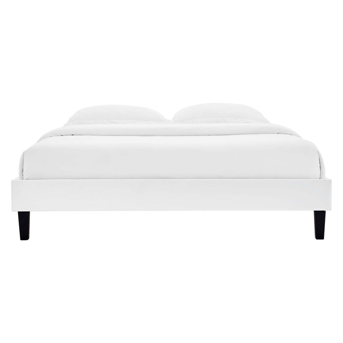 Colette King Performance Velvet Platform Bed