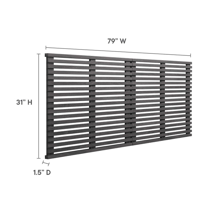 Render Wall Mount King Headboard