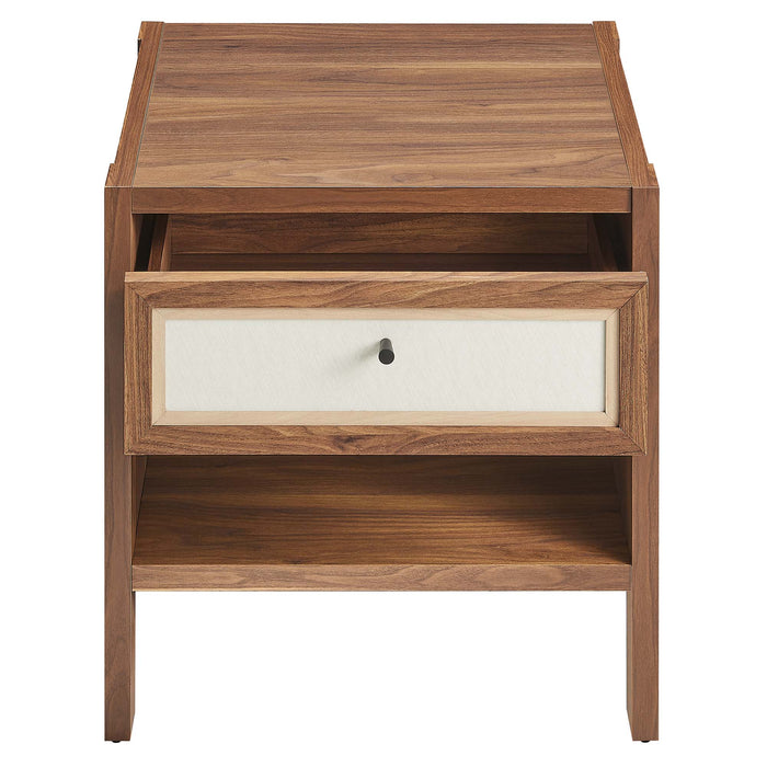 Capri Wood Grain Nightstand