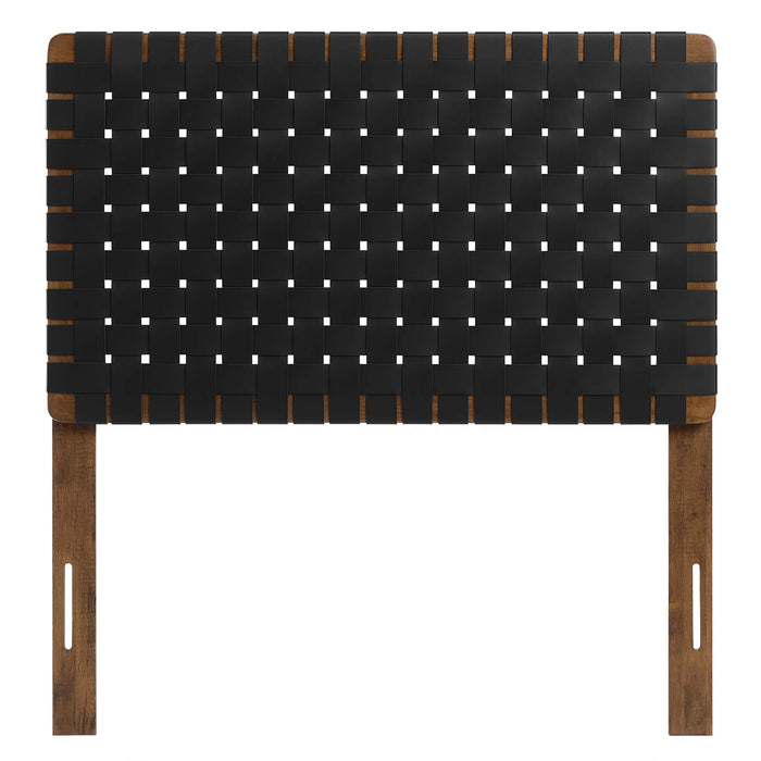 Sparta Weave Twin Vegan Leather Headboard