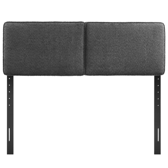 Lindee Boucle Fabric Full Headboard