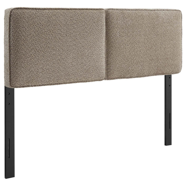 Lindee Boucle Fabric King Headboard