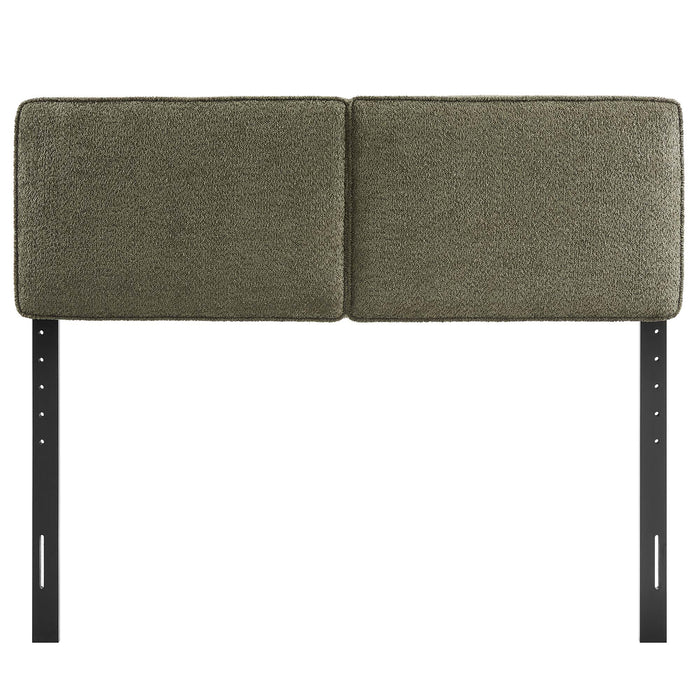 Lindee Boucle Fabric King Headboard