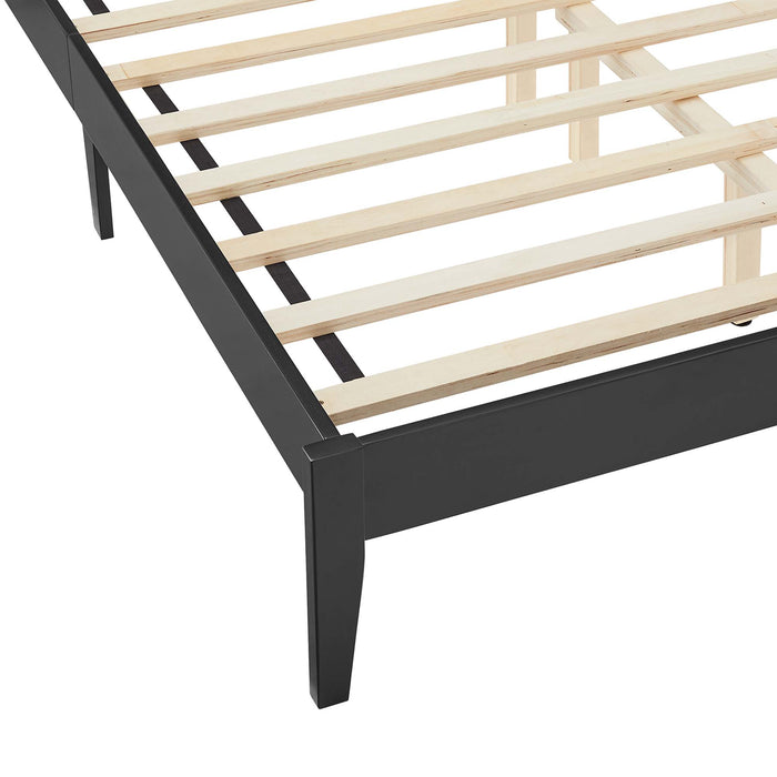 Sirocco Rattan and Wood Full Platform Bed