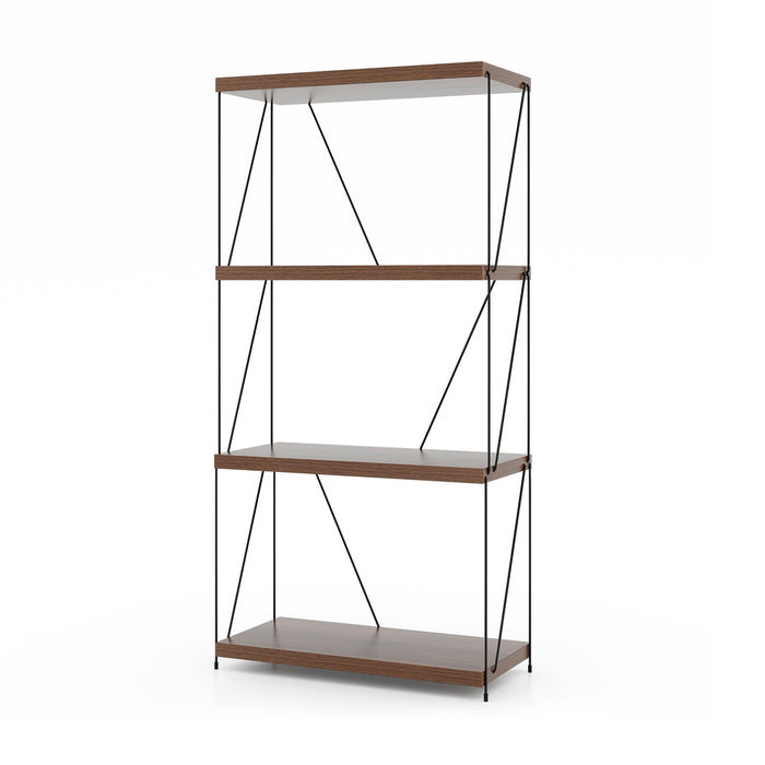 2/3/4/5-Tier Multipurpose Display Rack with Metal Frame-4-Tier