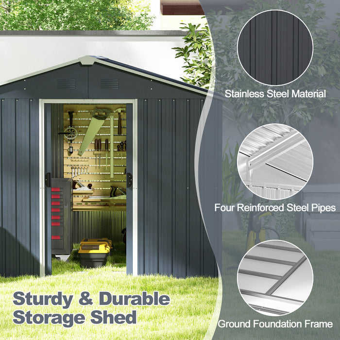 Outside Storage Shed with Lock Air Window