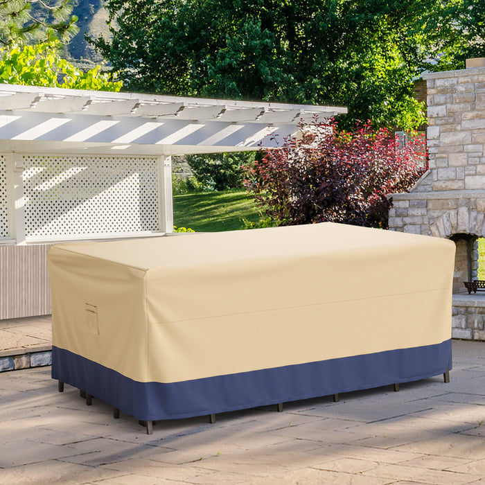 Patio Furniture Cover with Padded Handle and Click-Close Straps-90 x 50 x 32 inches