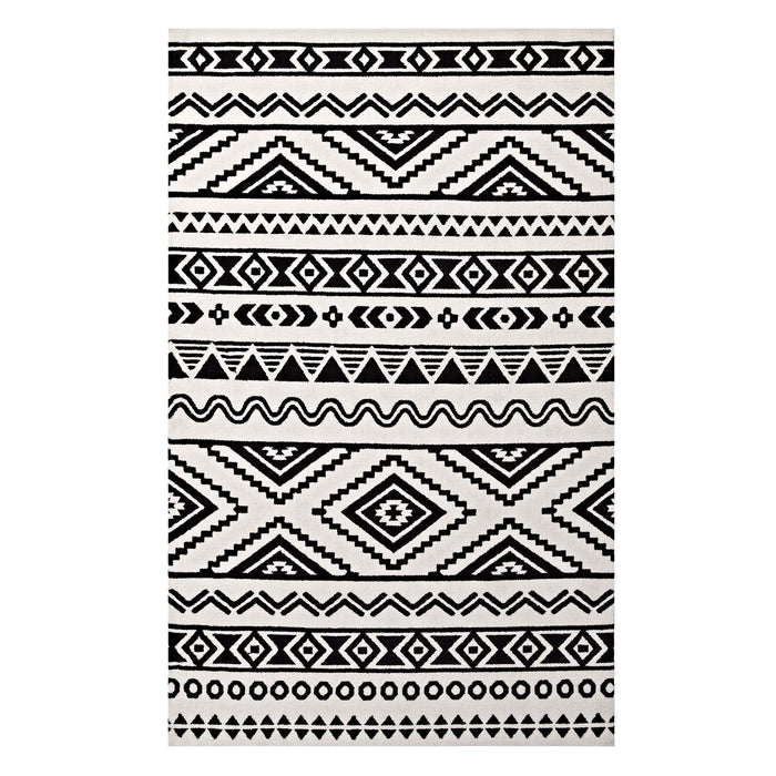 Haku Geometric Moroccan Tribal 5x8 Area Rug