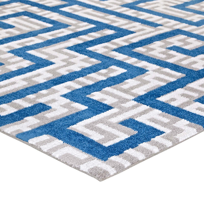 Nahia Geometric Maze 5x8 Area Rug