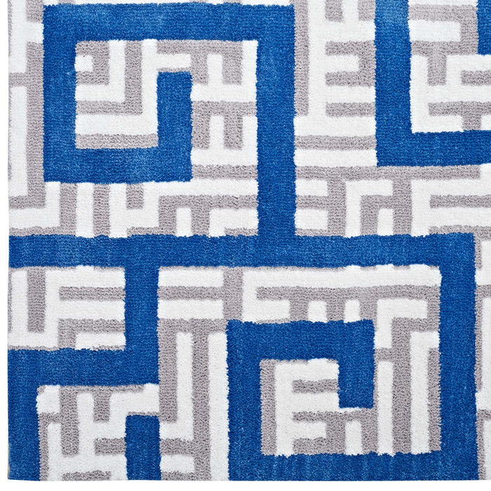 Nahia Geometric Maze 8x10 Area Rug