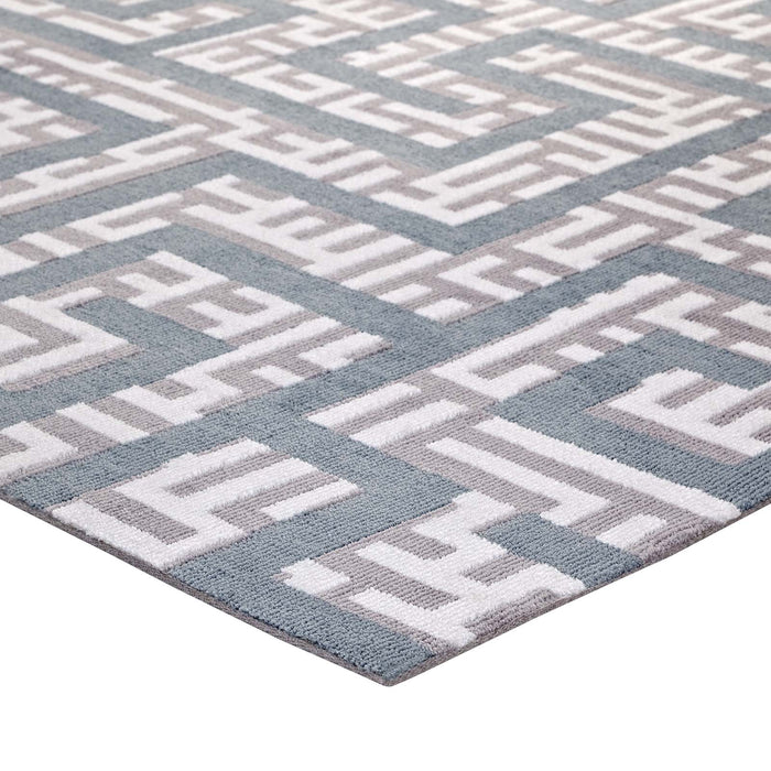 Nahia Geometric Maze 8x10 Area Rug