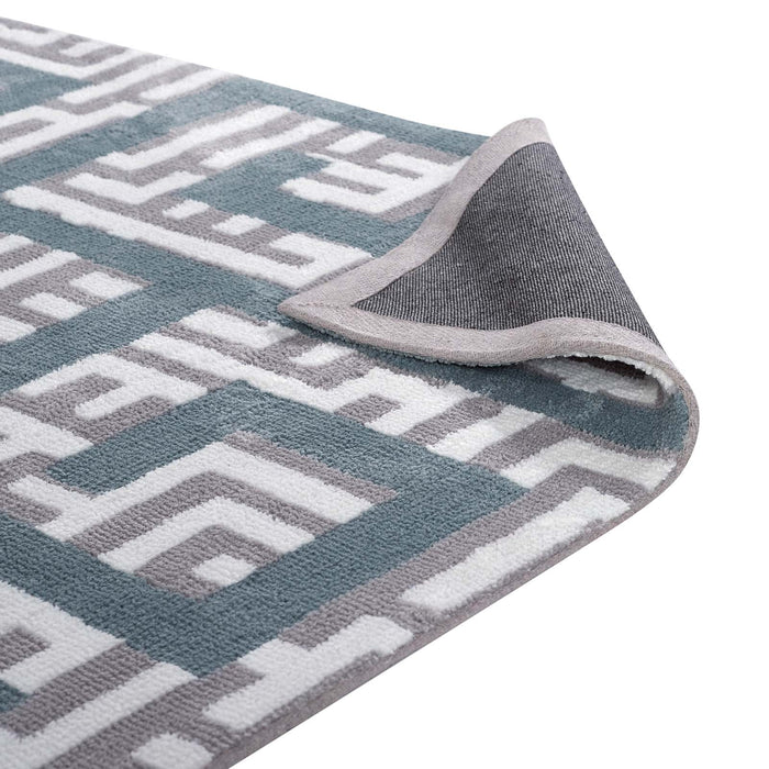 Nahia Geometric Maze 8x10 Area Rug