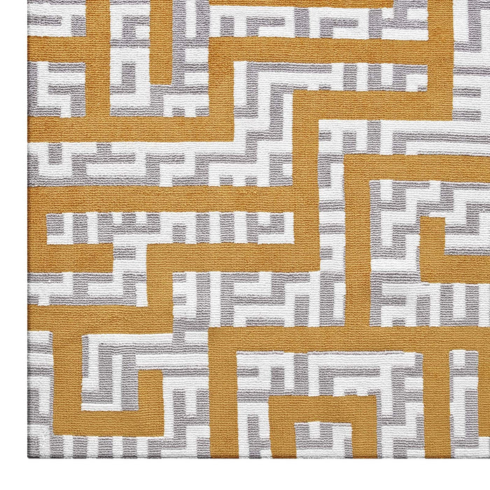 Nahia Geometric Maze 5x8 Area Rug