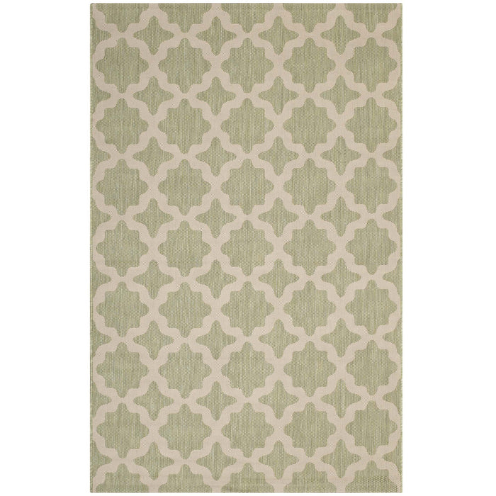 Cerelia Moroccan Trellis 4x6 Indoor and Outdoor Area Rug