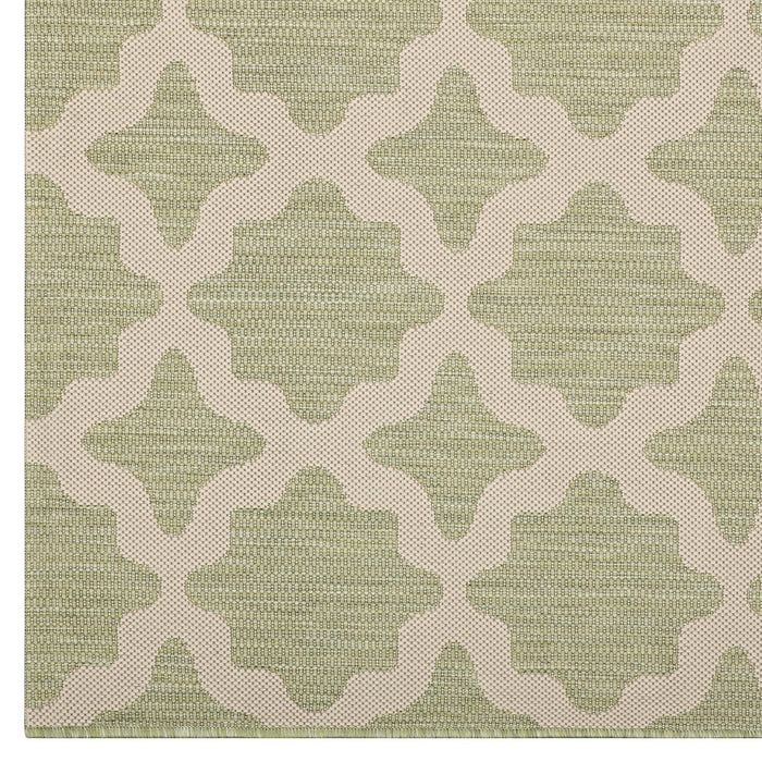 Cerelia Moroccan Trellis 4x6 Indoor and Outdoor Area Rug