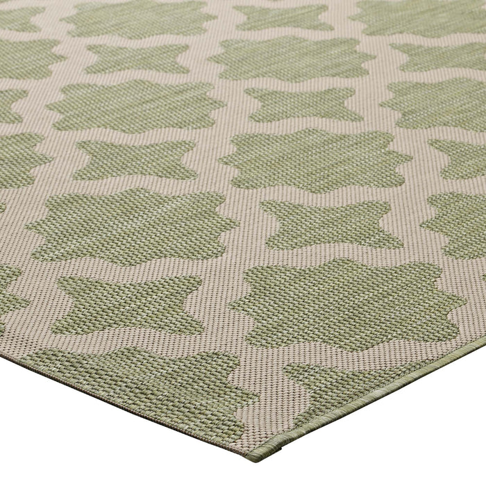 Cerelia Moroccan Trellis 4x6 Indoor and Outdoor Area Rug