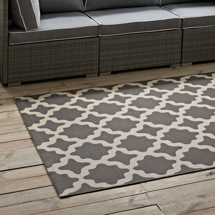 Cerelia Moroccan Trellis 4x6 Indoor and Outdoor Area Rug