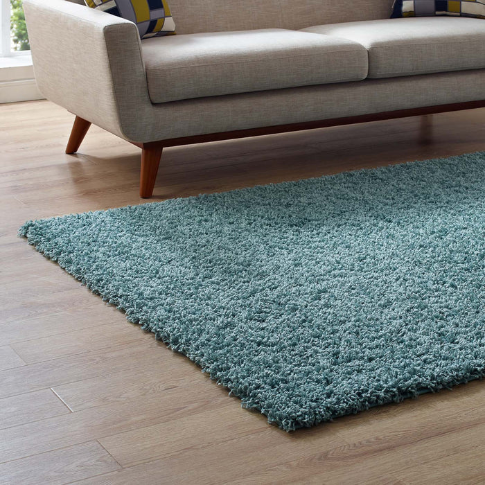 Enyssa Solid 8x10 Shag Area Rug