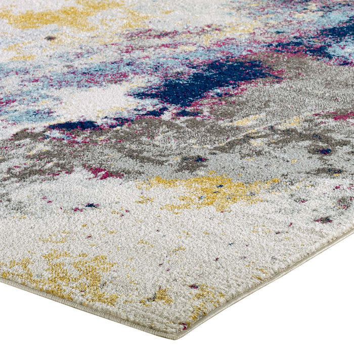 Entourage Adeline Contemporary Modern Abstract 8x10 Area Rug