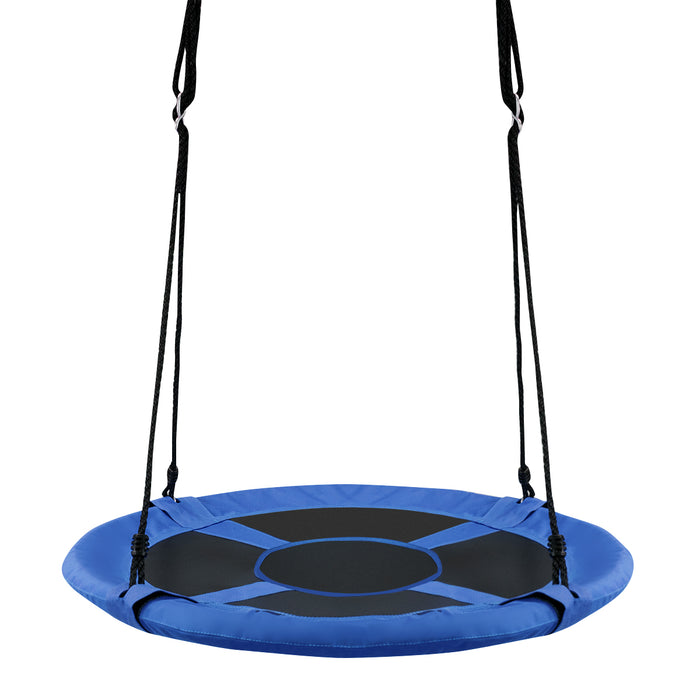 2-in-1 40 Inch Kids Hanging Chair Detachable Swing Tent Set-Blue