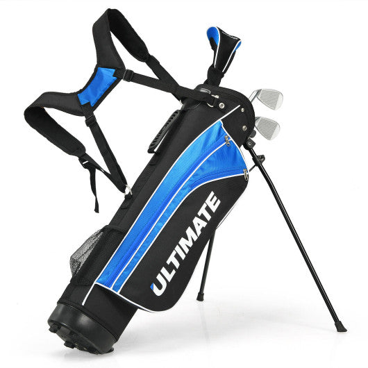 Junior Complete Golf Club Set For Age 8 to 10-Blue