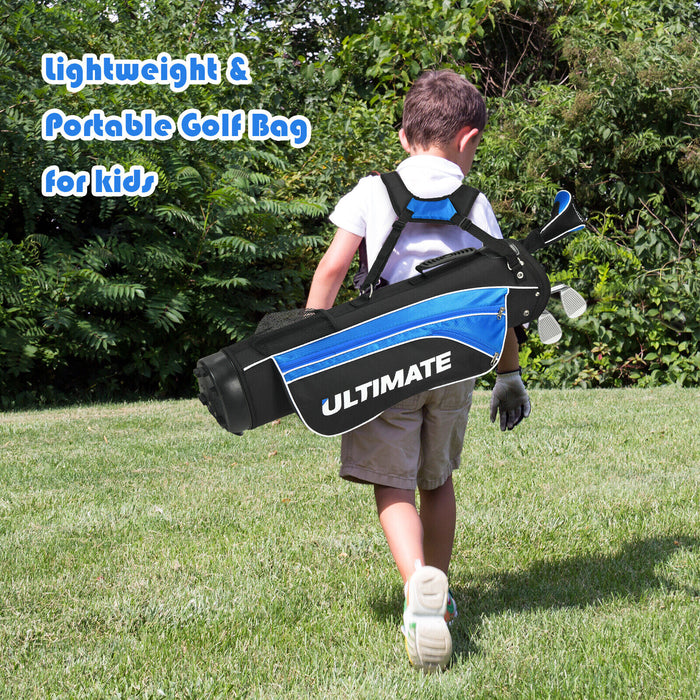 Complete Golf Club Set for Children Age 8-10-Blue