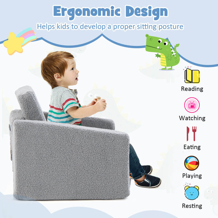 2-in-1 Toddler Fold out Couch