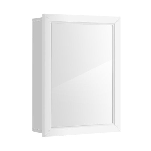 Wall Mounted Adjustable Medicine Storage Mirror Cabinet