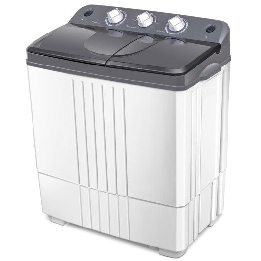 20 lbs Portable Semi-Automatic Twin-tub Washing Machine