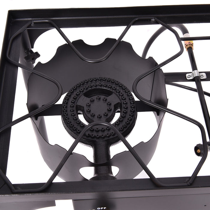 150000 BTU Double Burner Outdoor Stove BBQ Grill