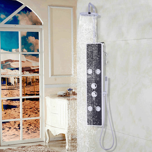 Bathroom ABS Shower Panel with Massage Jets & Hand ShowerÂ 