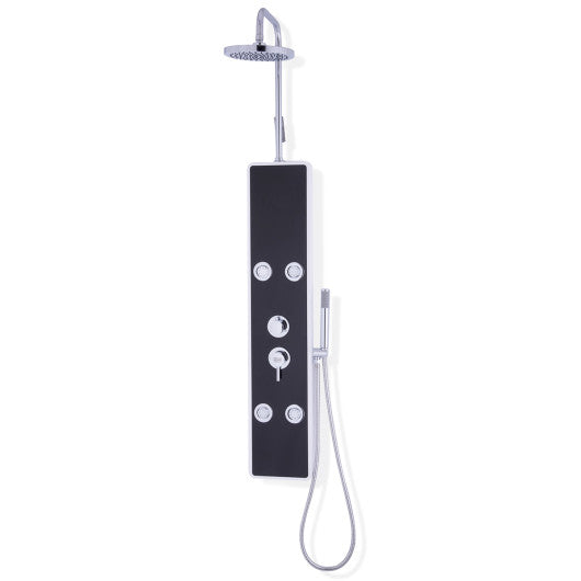 Bathroom ABS Shower Panel with Massage Jets & Hand ShowerÂ 