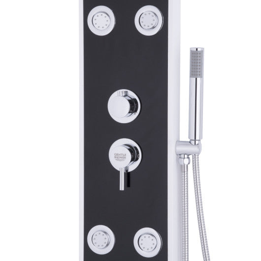 Bathroom ABS Shower Panel with Massage Jets & Hand ShowerÂ 