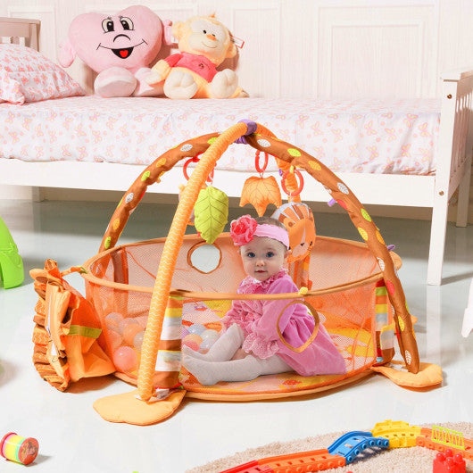 3-in-1 Cartoon Baby Infant Activity Gym Play Mat