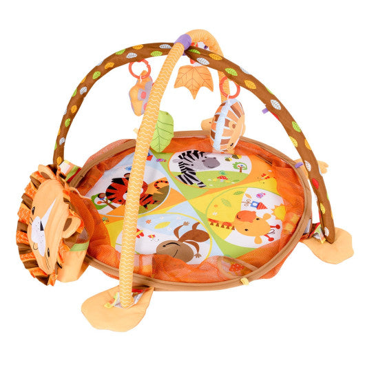 3-in-1 Cartoon Baby Infant Activity Gym Play Mat