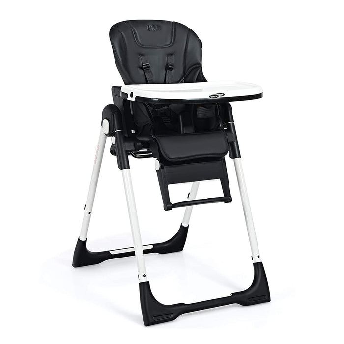 4-in-1 High Chairâ€“Booster Seat with Adjustable Height and Recline-Black