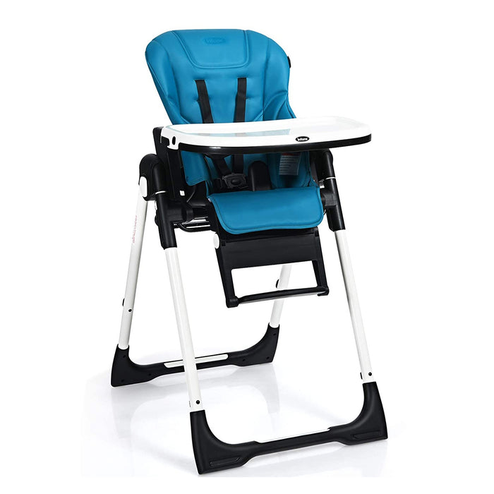 4-in-1 High Chairâ€“Booster Seat with Adjustable Height and Recline-Navy