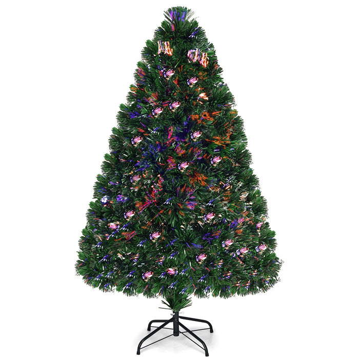 3' / 4' / 5' / 6' Fiber Optic Artificial PVC Christmas Tree-4 ft