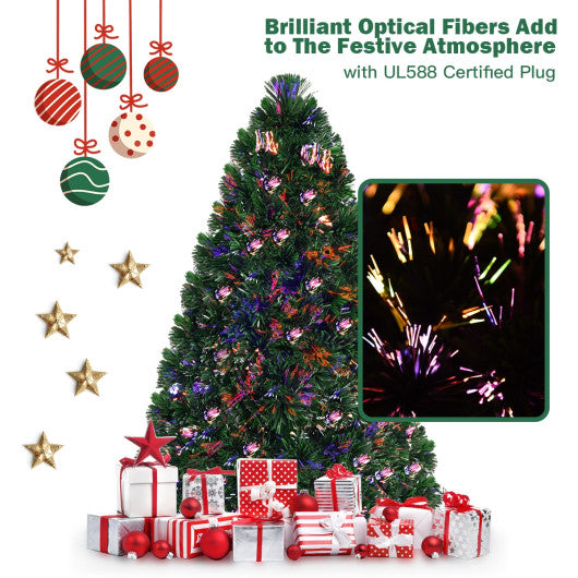 3' / 4' / 5' / 6' Fiber Optic Artificial PVC Christmas Tree-5 ft