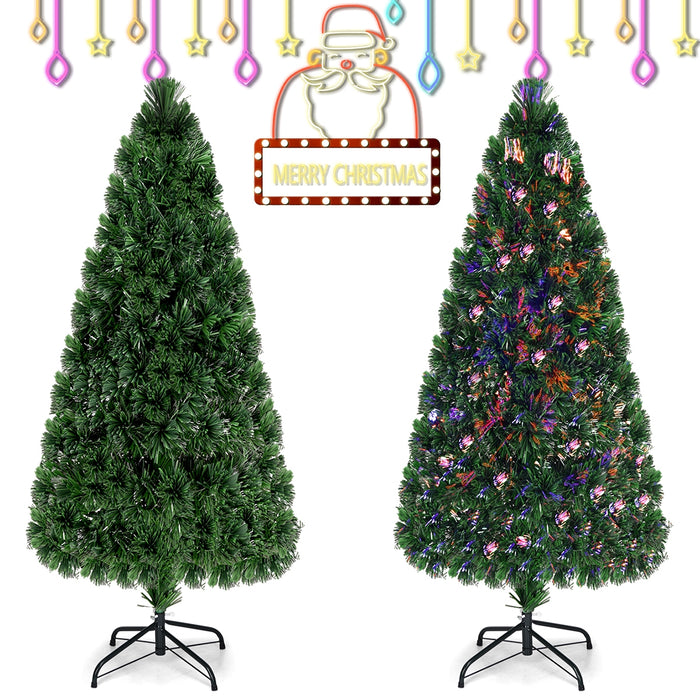 3' / 4' / 5' / 6' Fiber Optic Artificial PVC Christmas Tree-6 ft